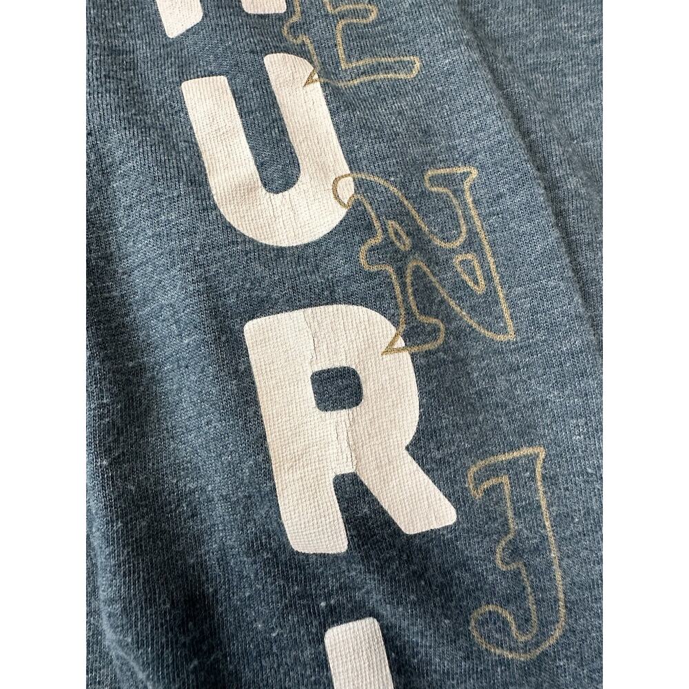 Hurley Long Sleeve T-Shirt Blue Logo Graphic Sz M Fishing Water Sports Casual - Picture 11 of 11